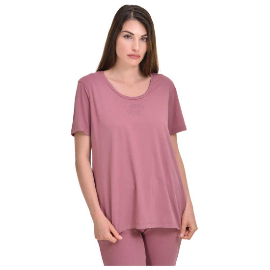 Target Γυναικεία κοντομάνικη μπλούζα Single Jersey T-Shirt with Slits "Only"
